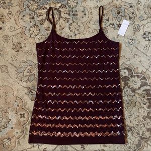 Loft Sequined Camisole 🌺